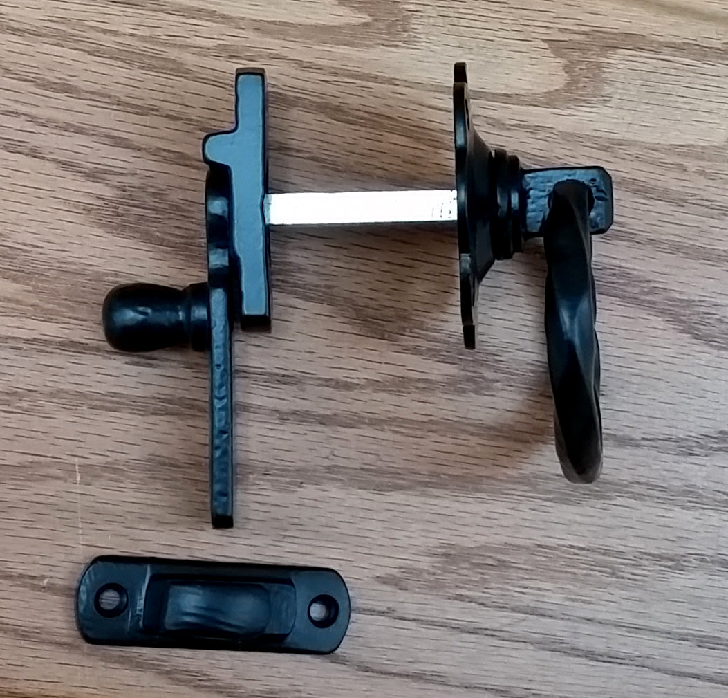 Swivel Latch and Twisted Ring Gate Latch Kit - Wild West Hardware