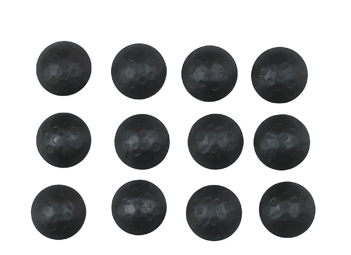50 pack SALE Round Clavos - 1" dia. Lightly Hammered - Matte black finish - Wild West Hardware