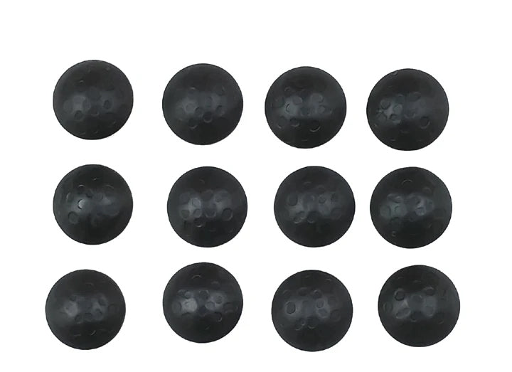 100 pack SALE Round Clavos - 1&quot; dia. Lightly Hammered - Matte black finish - 12 - Wild West Hardware