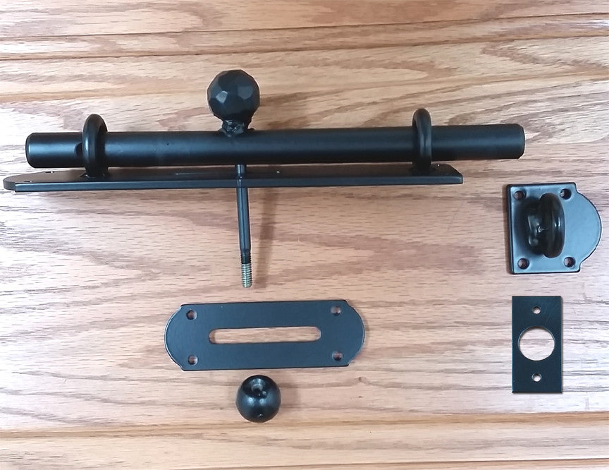 Dual Side Operating Rustic Slide Bolt For Gates or doors (open or close from both sides) - Wild West Hardware