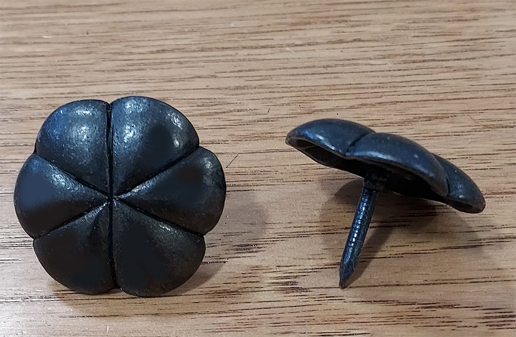 Floral Style Clavos - Wood - Oil Rubbed Bronze finish - Wild West Hardware
