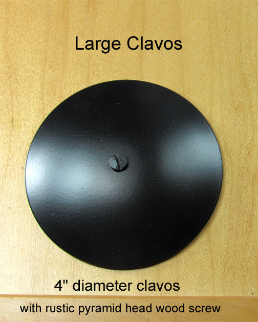 Clavos for large doors - NEW! 4" diameter Clavos - Wild West Hardware