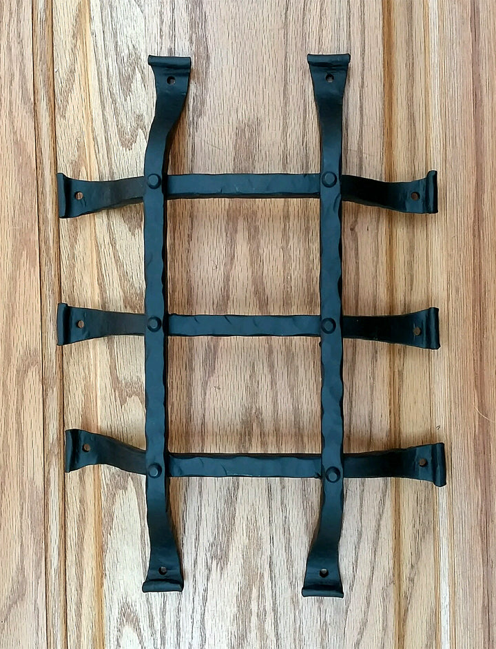 Premium Curled tip Speakeasy Grille - Size: 9.5" x 13.5" with 5 Bars - Wild West Hardware
