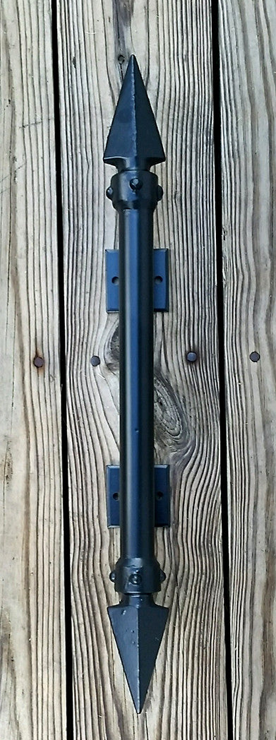 Viking Door Pull, Large, Decorative Iron Door Pull - Wild West Hardware