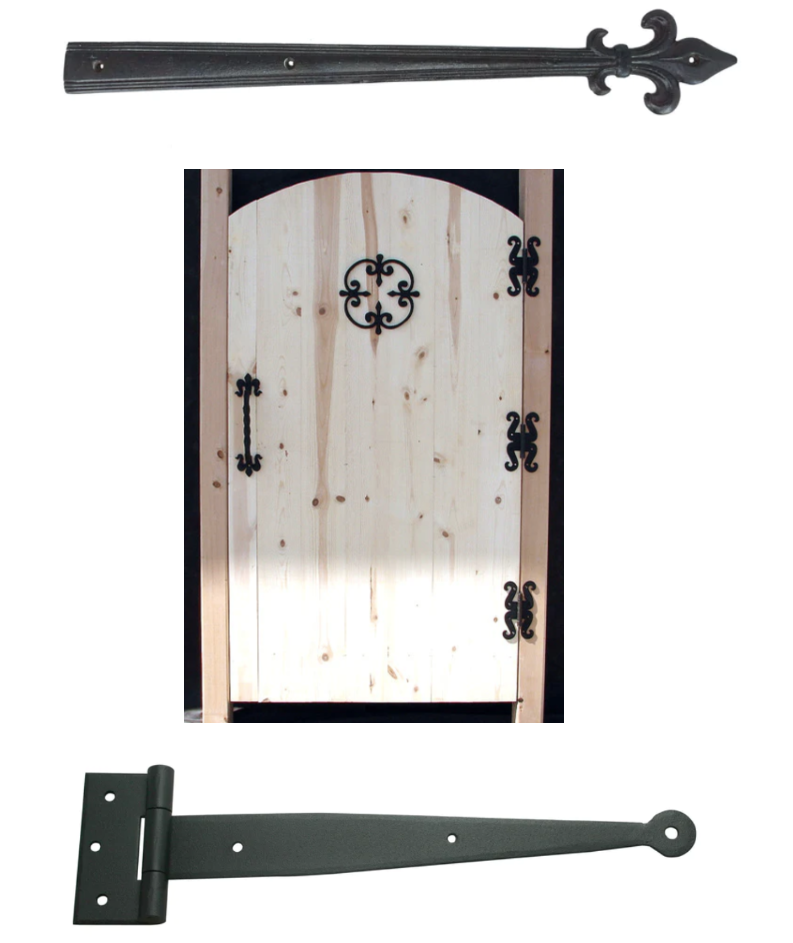 Strap hinges or faux hinges: which is best for your project?