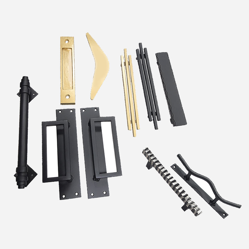 modern contemporary door handles pulls that feature various finishes, like gold, silver, matte black and oil rubbed bronze are becoming more popular.