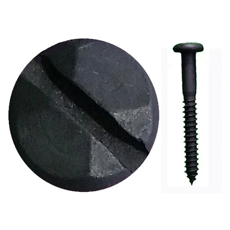 Black Screws, Wild West Hardwares' Exclusive Rustic Pyramid Head Wood Screws