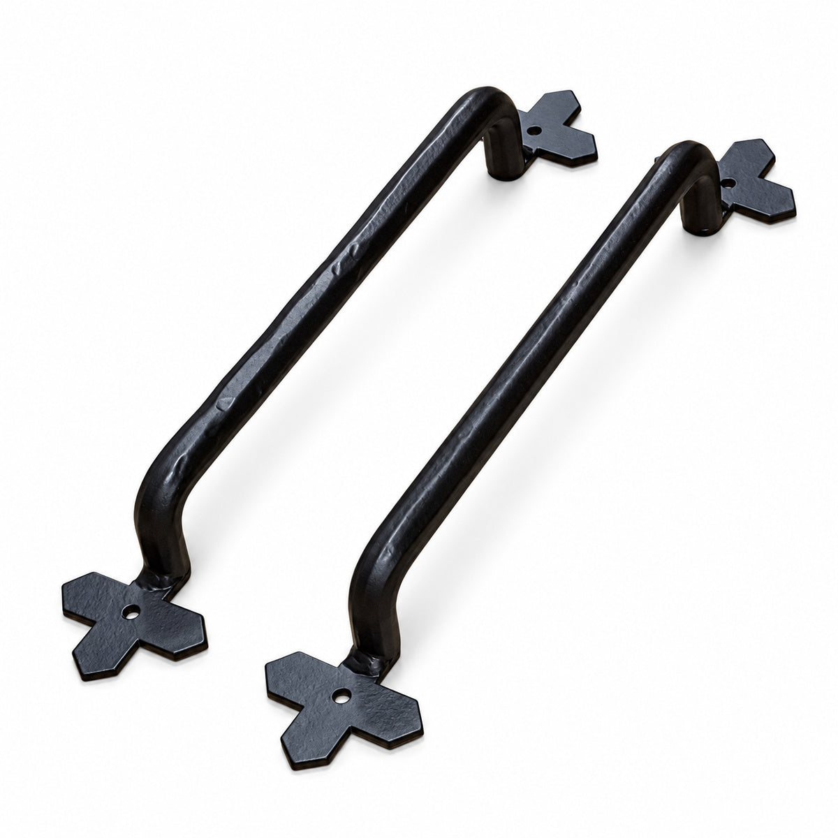 Slimline Barn Door Handle Pull with Old World Mounting Legs