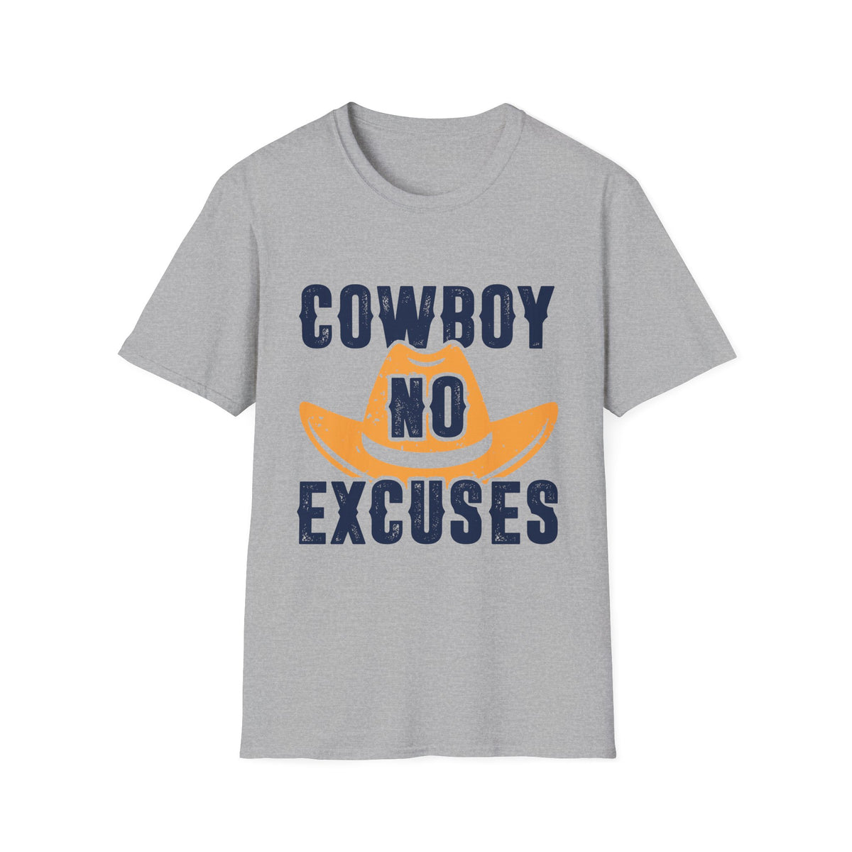 Cowboy No Excuses Men&#39;s Softstyle T-Shirt