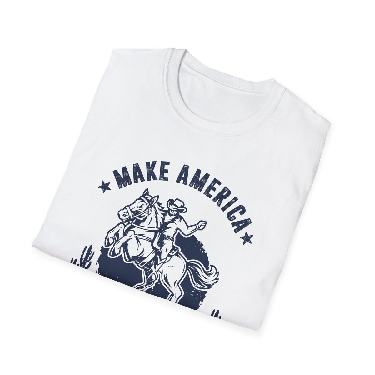 Make America Cowboy Again Men&#39;s Softstyle T-Shirt