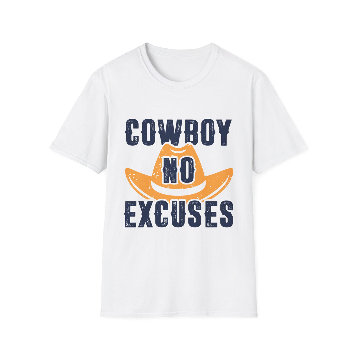 Cowboy No Excuses Men&#39;s Softstyle T-Shirt