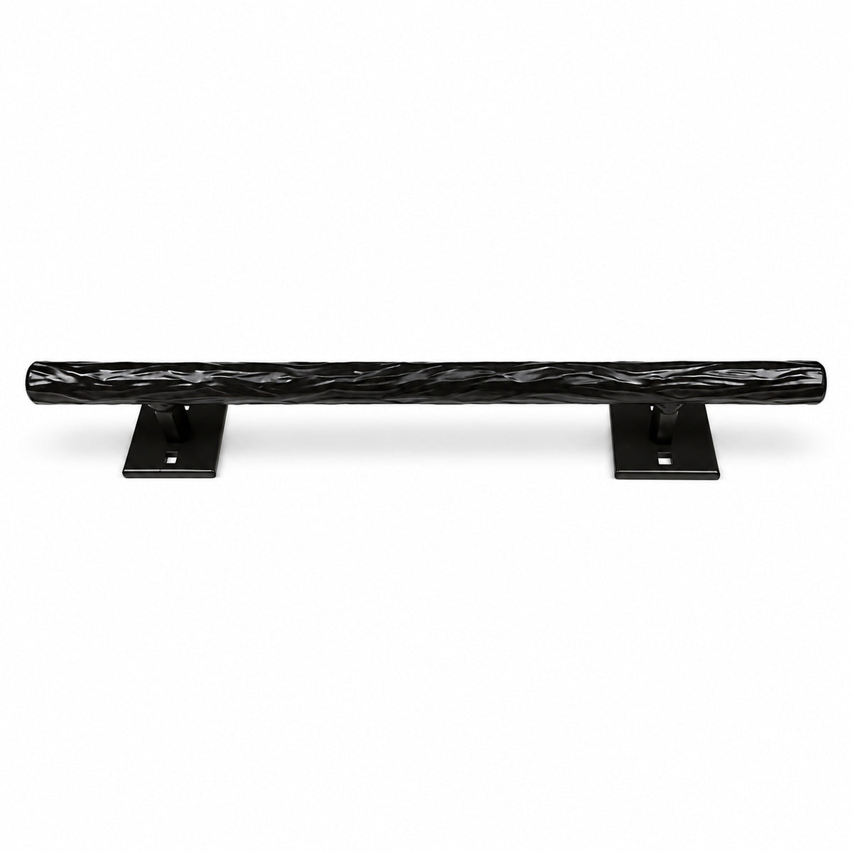 18" tree branch door handle on white background