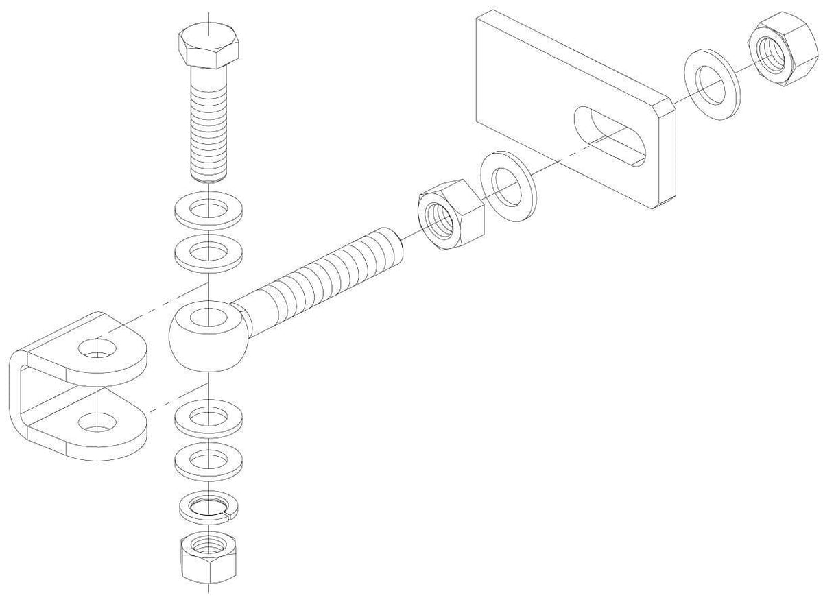 180° 3-Way Adjustable Gate Hinge - Weld-On - For Gates Up To 440 Lbs - Multiple Finishes Available - 2 Pack