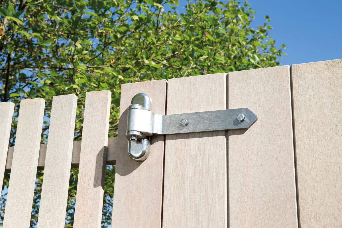 180° 3-Way Adjustable Strap Hinges - For Wooden Gates Up To 770 Lbs - Multiple Sizes and Finishes Available - 2 Pack