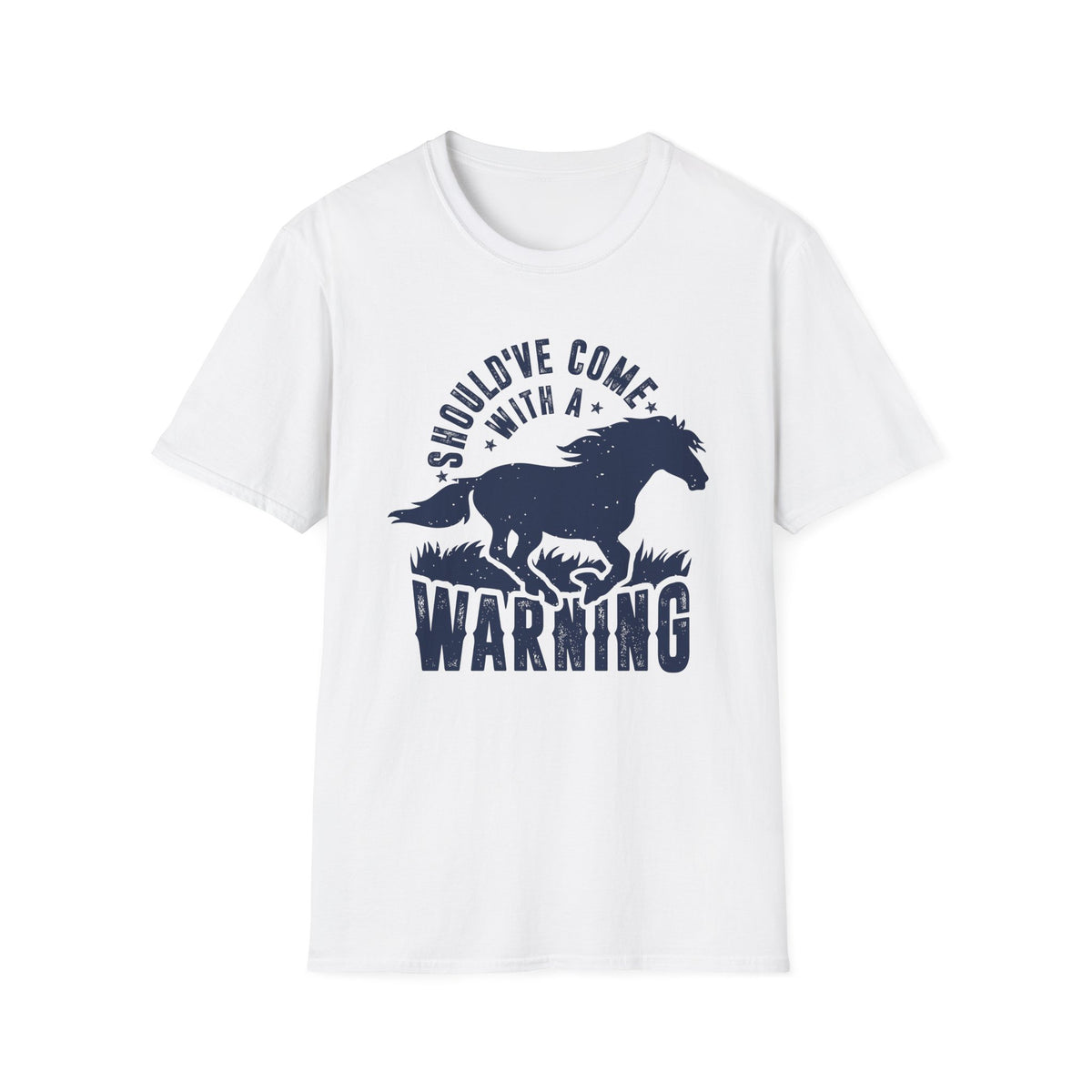 Should&#39;ve Come with a Warning Men&#39;s Softstyle T-Shirt