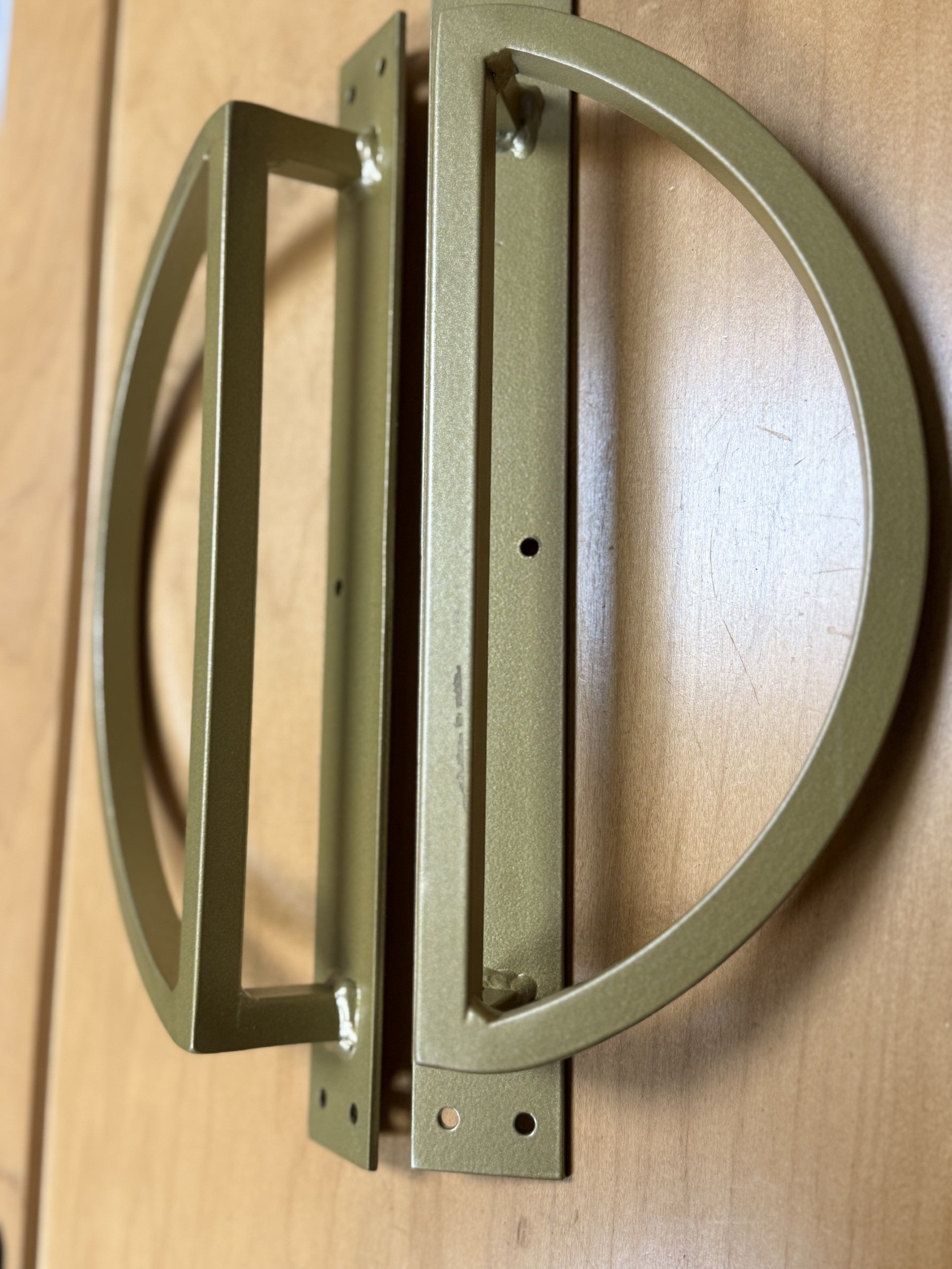 CLEARANCE Modern Circular Door Pulls for Interior or Exterior Doors - sold as pair