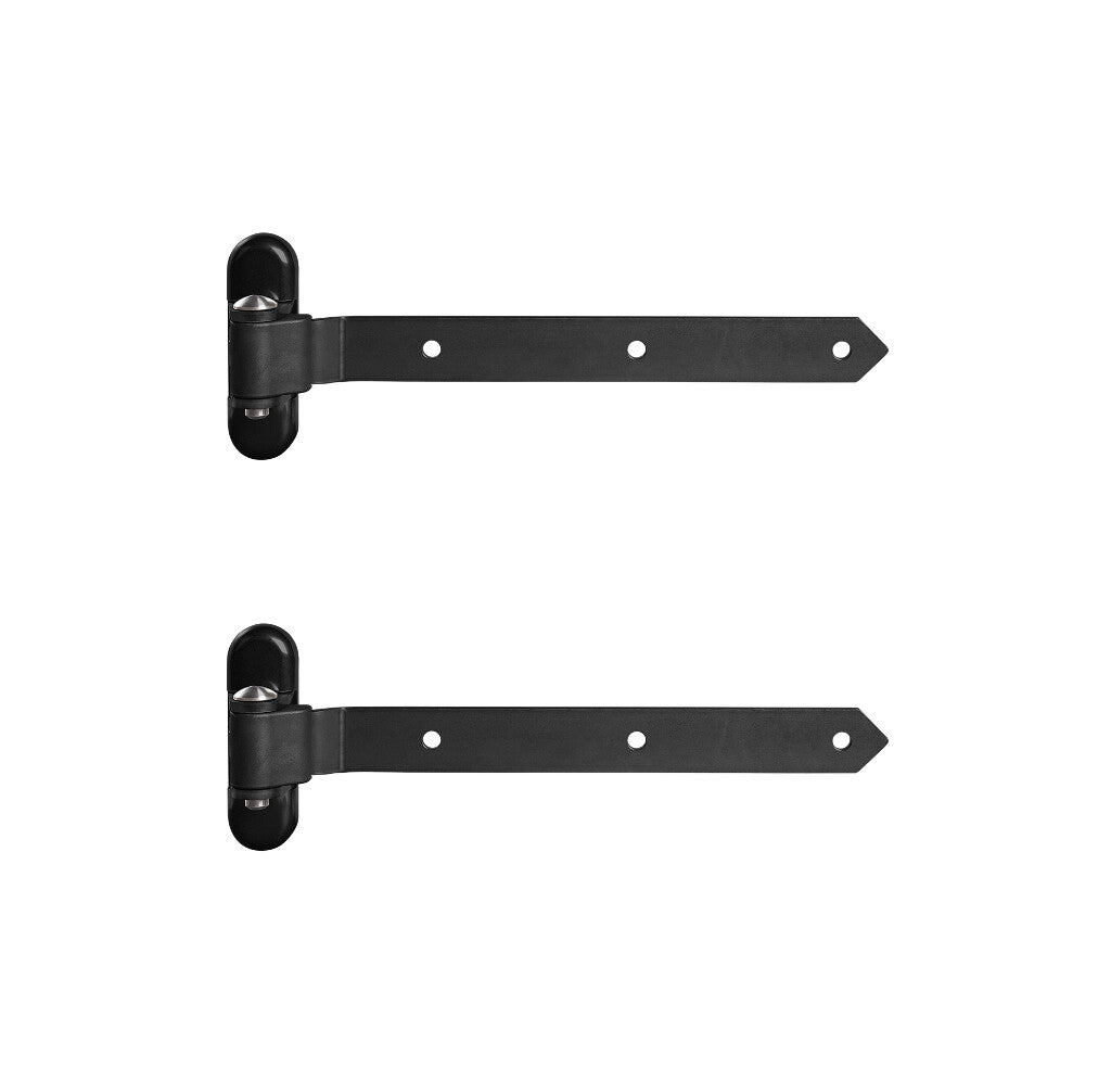 180° 3-Way Adjustable Strap Hinges - For Wooden Gates Up To 770 Lbs - Multiple Sizes and Finishes Available - 2 Pack