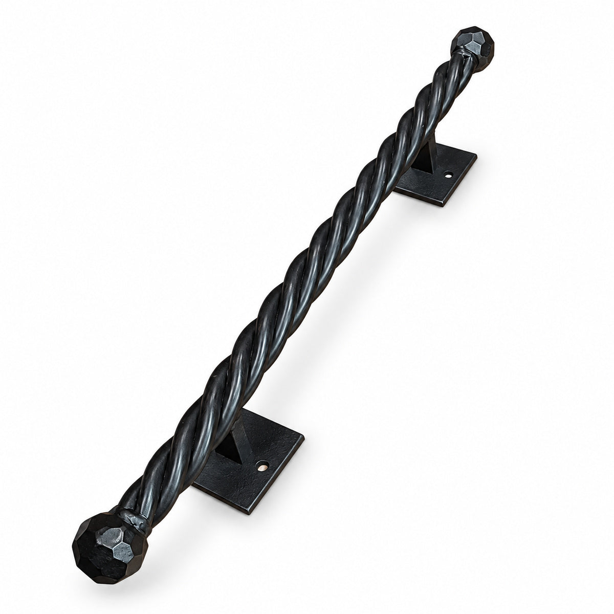 Extra Large Door Pull Barn Door Handle - Twisted Iron Handle - 19 1/2" Inch - Multiple Finishes Available - Sold Individually
