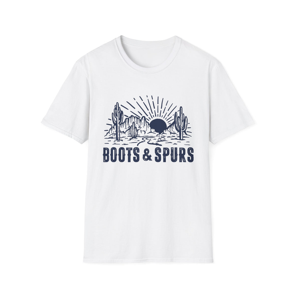 Boots and Spurs Men&#39;s  Softstyle T-Shirt