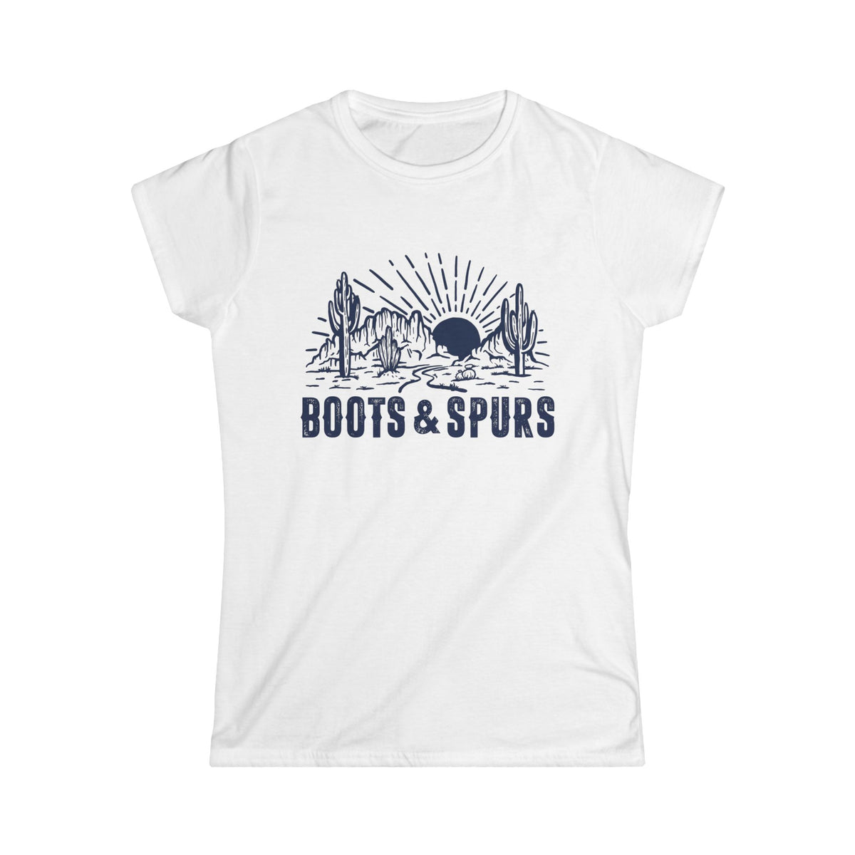 Boots and Spurs Women&#39;s Softstyle T-Shirt