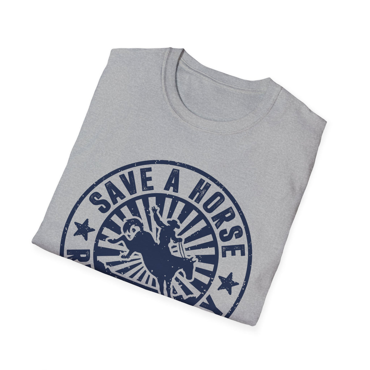 Save a Horse Ride a Cowboy Men&#39;s Softstyle T-Shirt