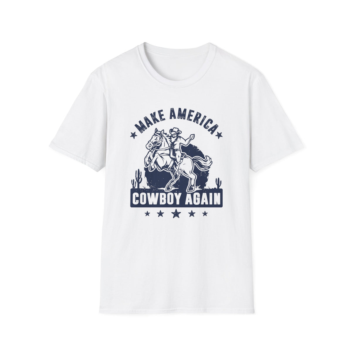 Make America Cowboy Again Men&#39;s Softstyle T-Shirt