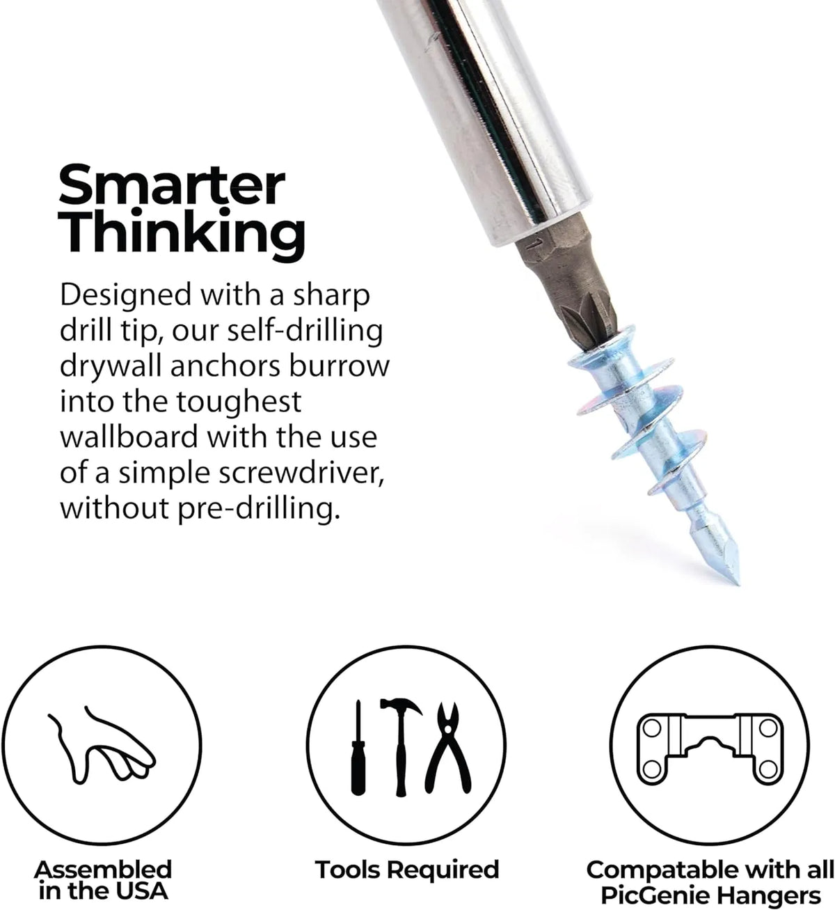 Drywall Anchors - Pack of 60