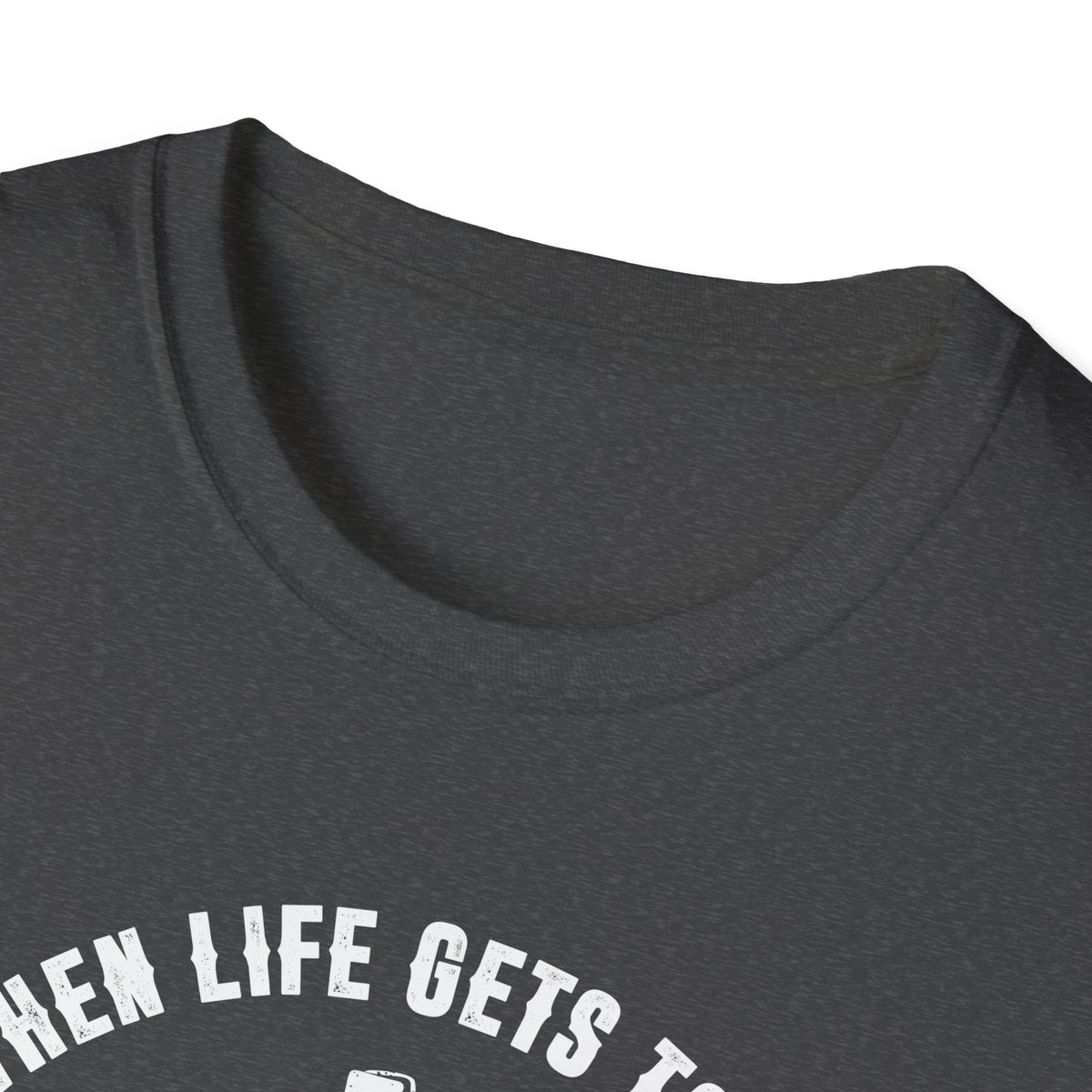 When Life Gets Tough Cowboy Up Men&#39;s  Softstyle T-Shirt