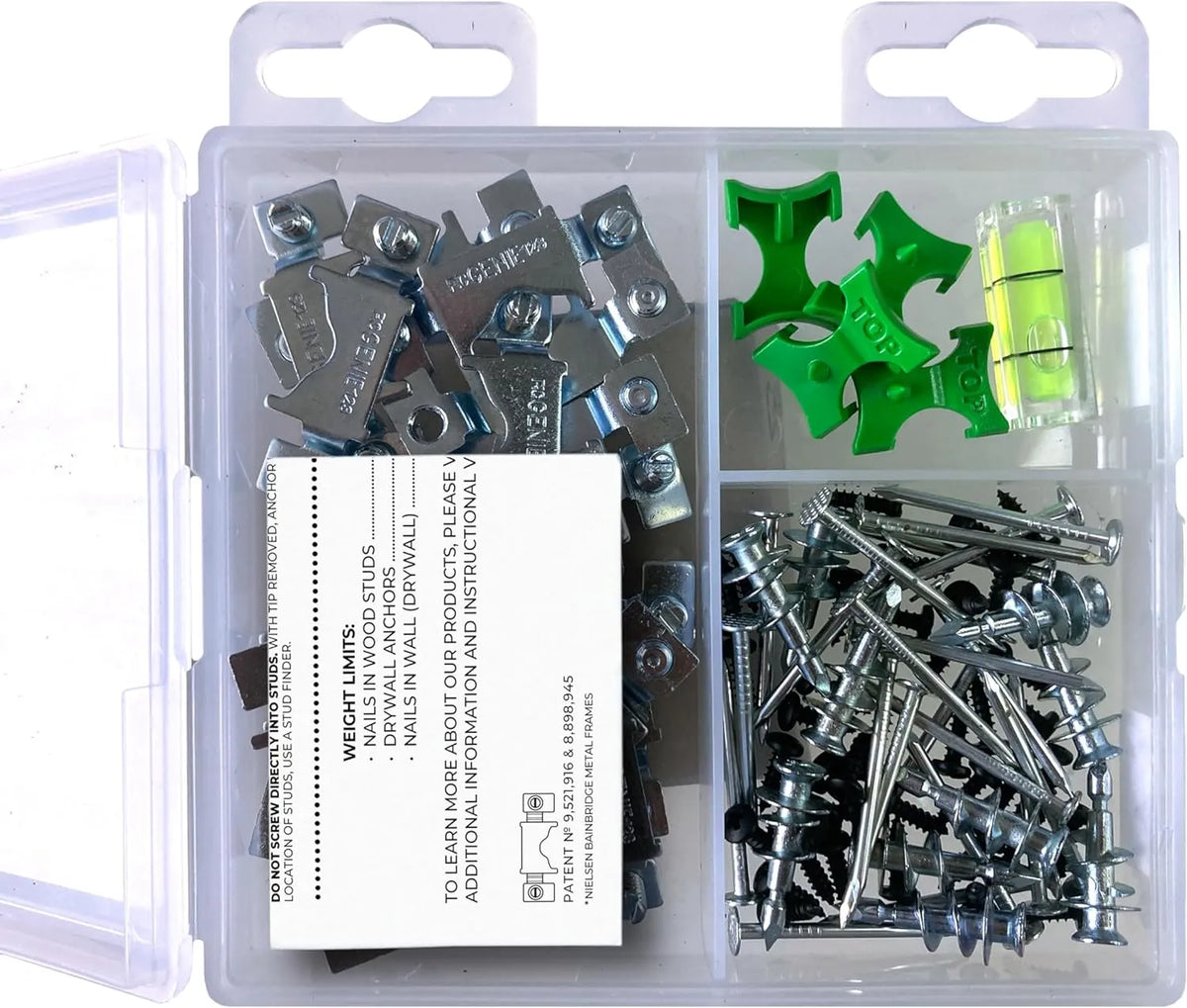 Picture Hanging Kit for Metal Picture Frames | Up to 60 lbs