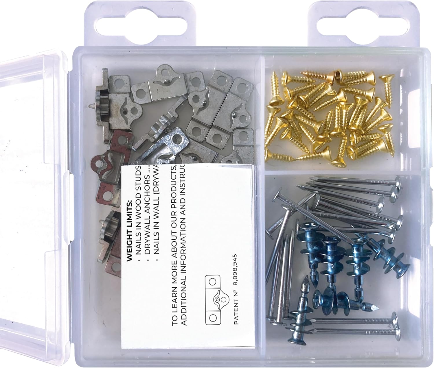 Zinc Picture Hanging Kit | Up to 75 lbs