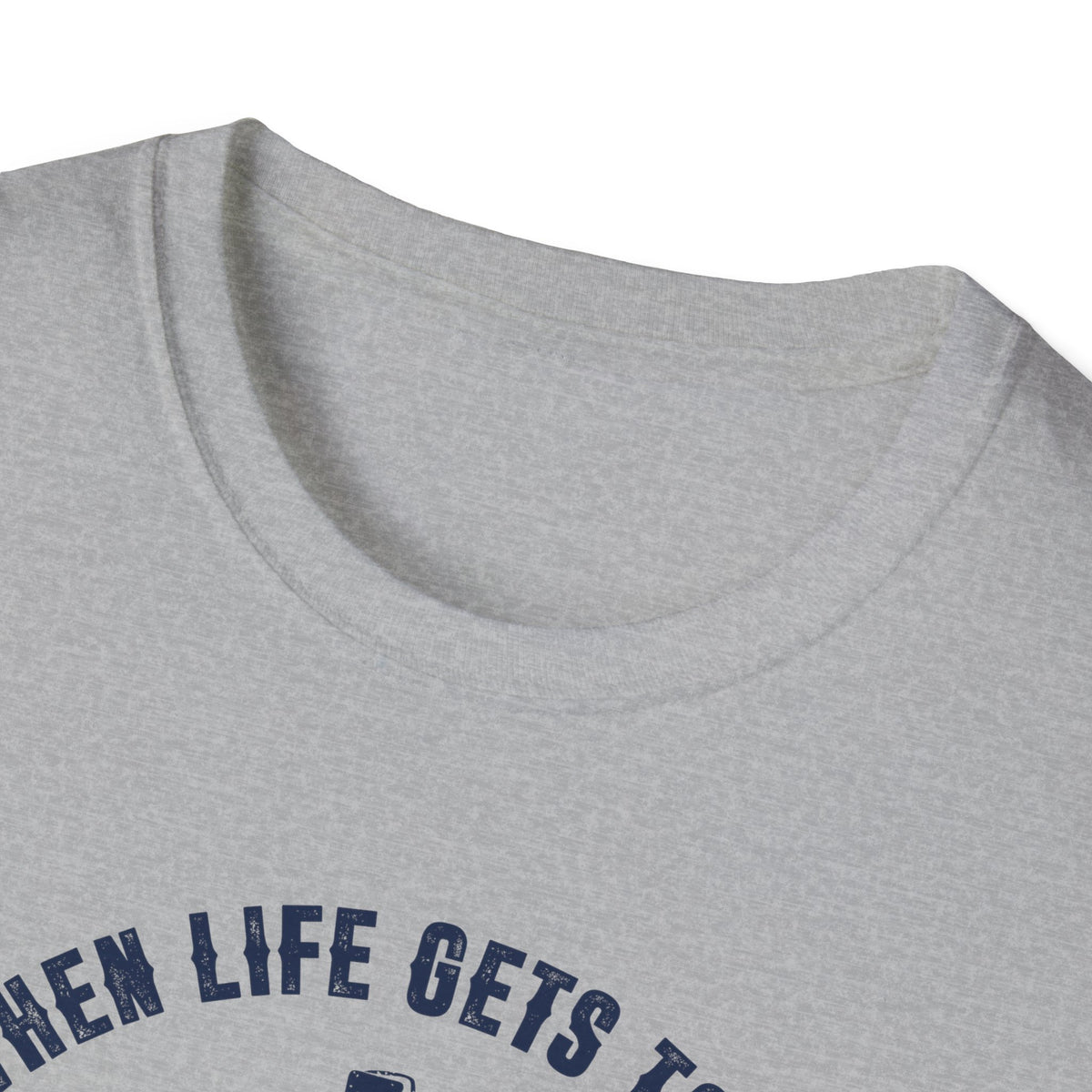 When Life Gets Tough Cowboy Up Men&#39;s  Softstyle T-Shirt