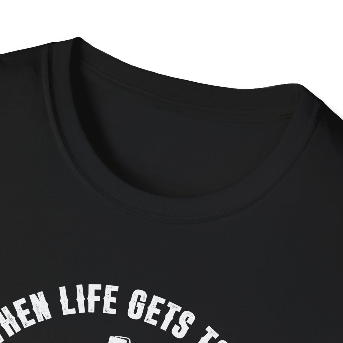 When Life Gets Tough Cowboy Up Men&#39;s  Softstyle T-Shirt