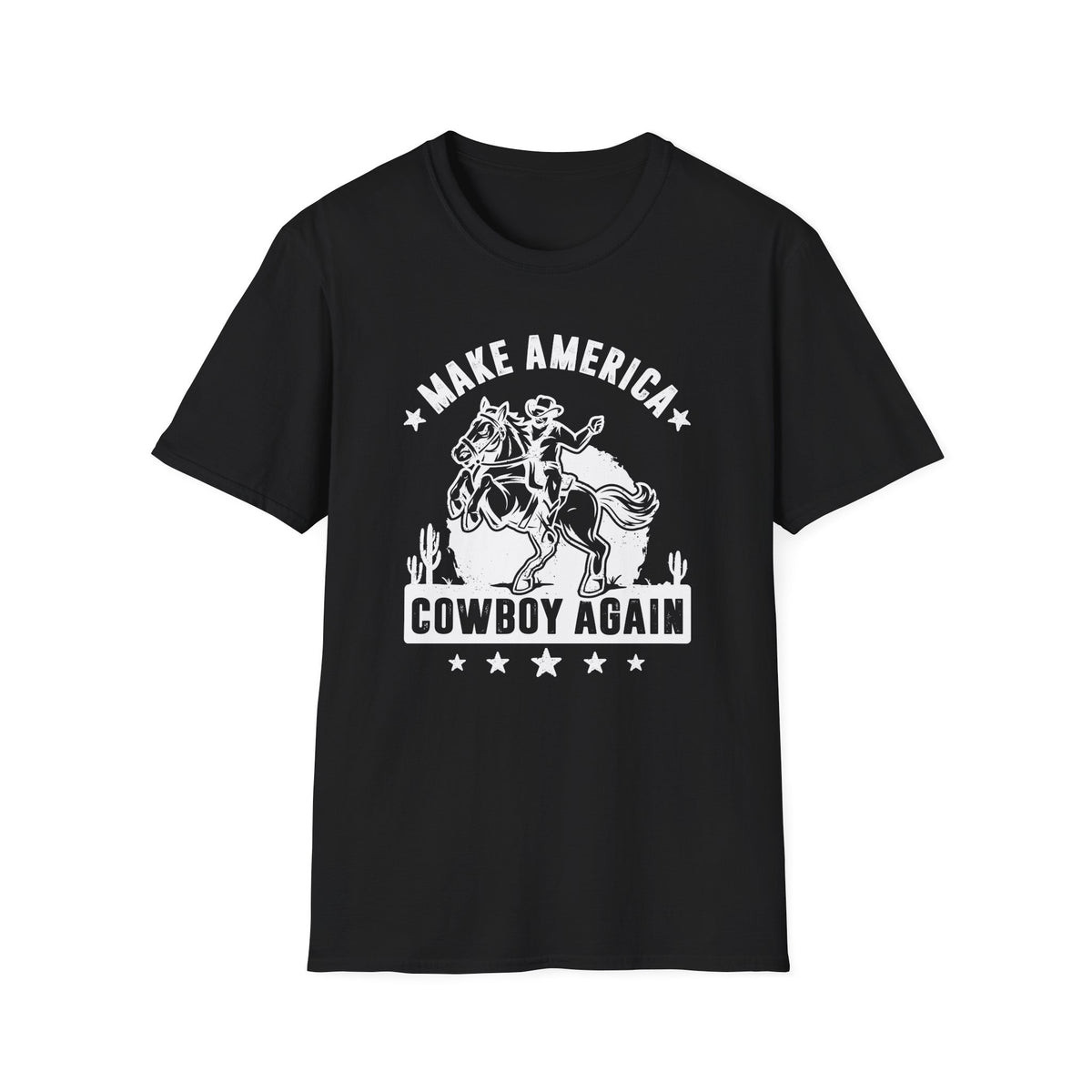 Make America Cowboy Again Men&#39;s Softstyle T-Shirt