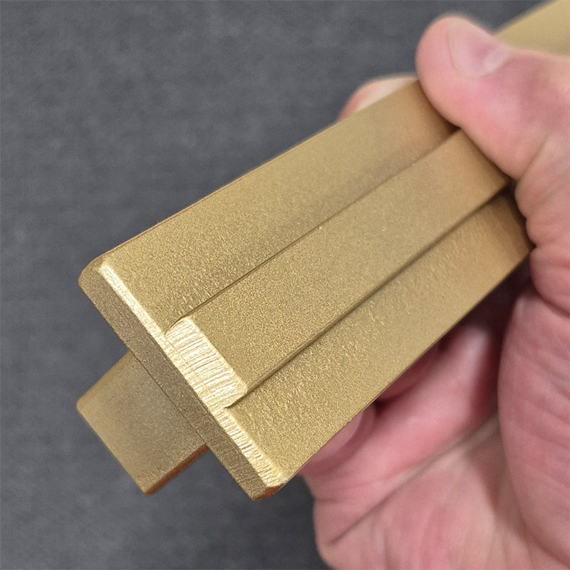 Modern Contemporary Door Pull Handle with Accent Strip and Finger Pull Set - For Sliding Barn Door