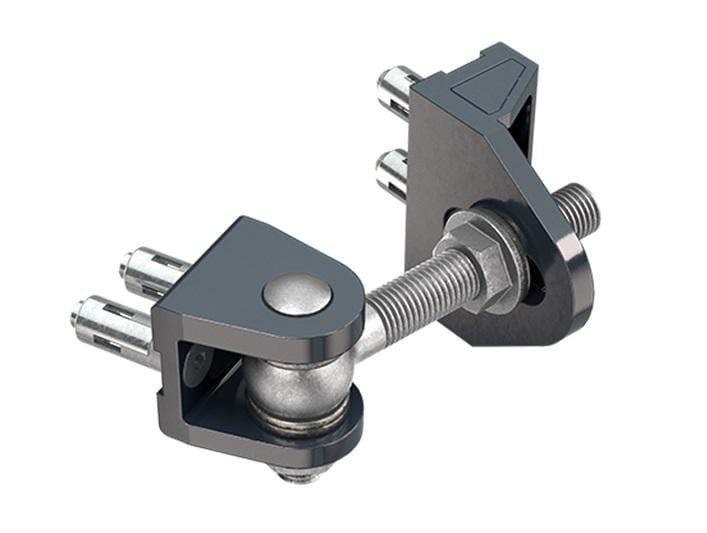 180° 3-Way Adjustable Gate Hinge - Weld-On - For Gates Up To 440 Lbs - Multiple Finishes Available - 2 Pack