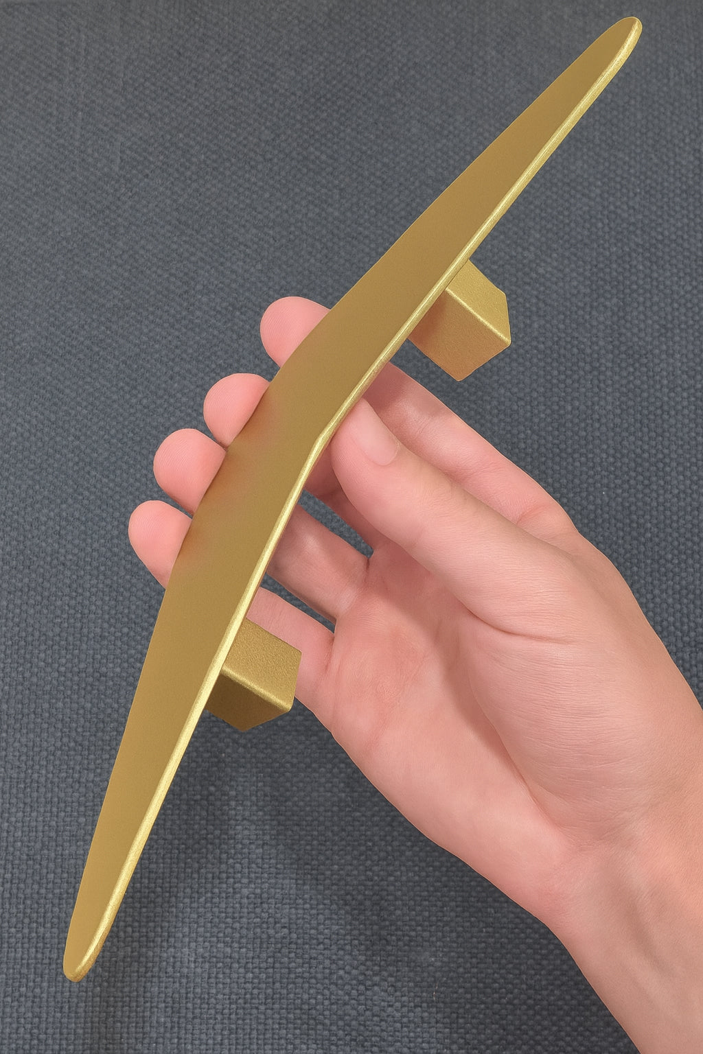 Mid Century Modern Boomerang Style Door Pull and Flush Pull Set for Interior Sliding Doors - sold as set