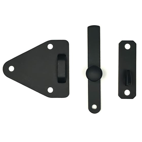 Cabinet Latches - Arrowhead Style - Matte Black Finish - Sold Individually