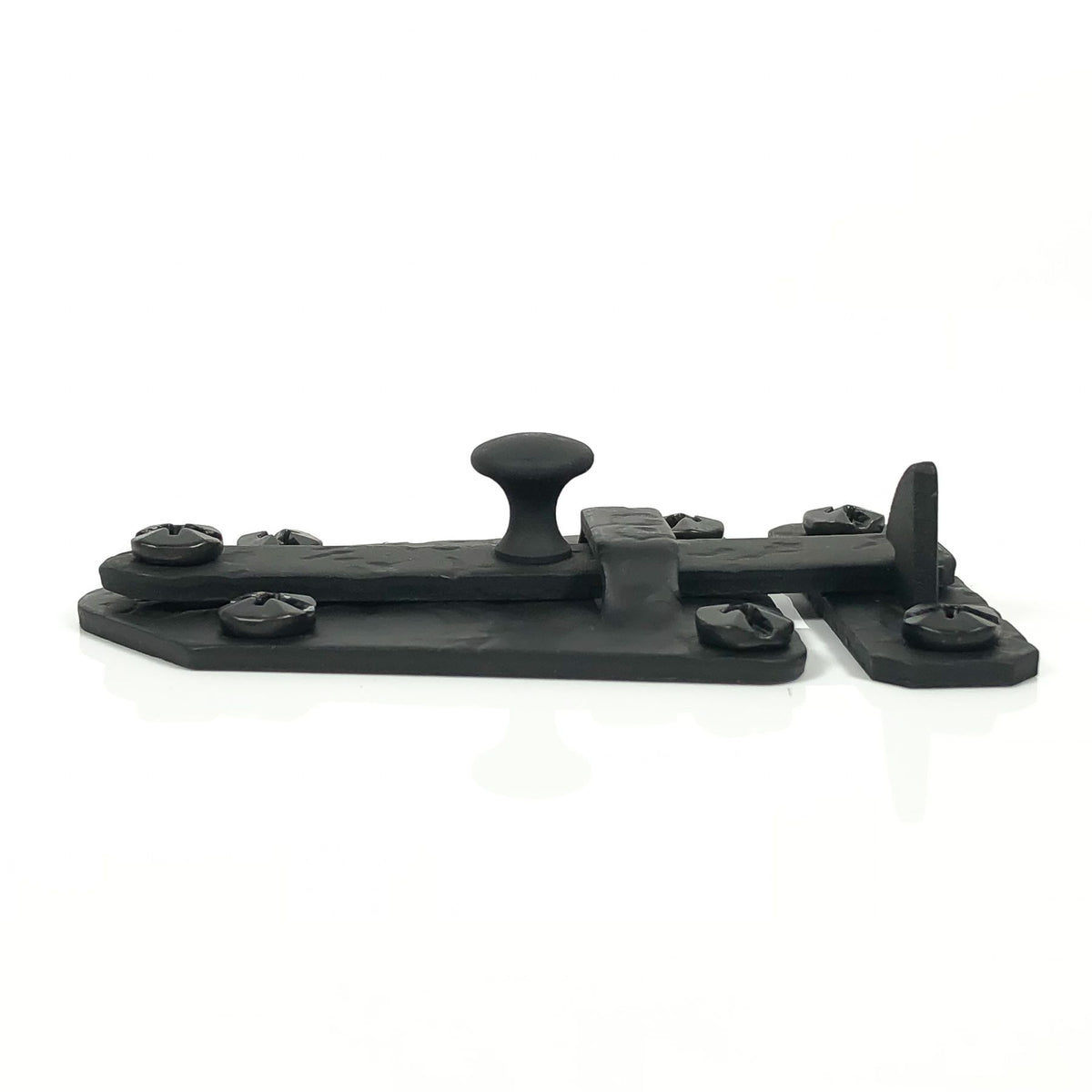 Cabinet Latches - Large Rough Arrowhead Latch - Matte Black Finish - Sold Individually