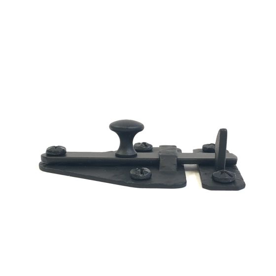 Cabinet Latches - Small Rough Arrowhead Latch - Matte Black Finish - Sold Individually