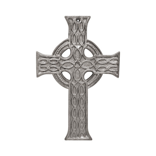 Celtic Cross - Cast Iron - 6-7/8&quot; Inch W x 10-1/8&quot; Inch H - Multiple Finishes Available - Sold Individually