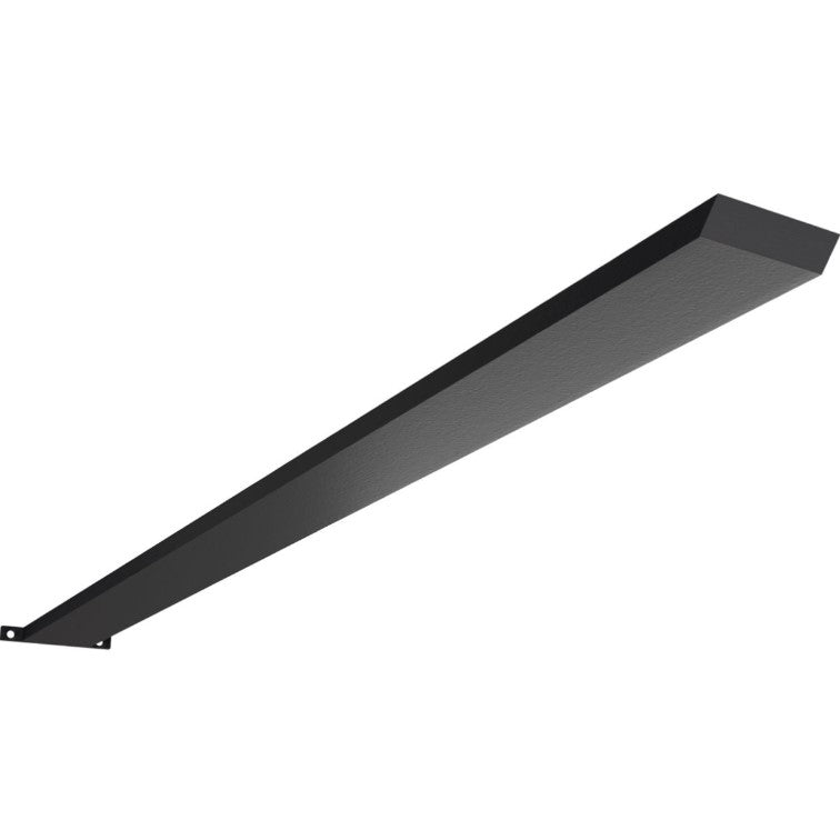 Countertop Island Heavy Duty Steel Bracket with Flange - 2-1/2" Inch Width - Multiple Sizes Available - Black Powder Coat Finish - Sold Individually
