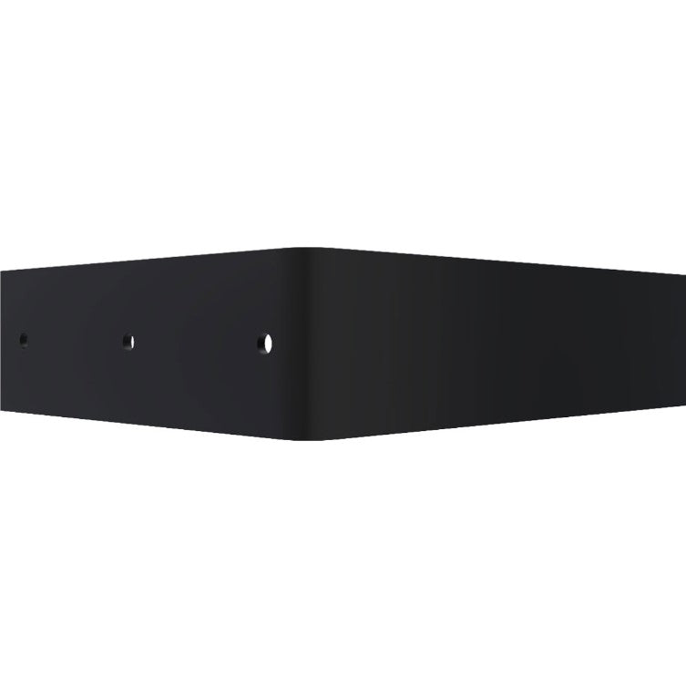 Countertop Support Heavy Duty Steel Bracket - 2-1/2" Inch Width - Multiple Sizes Available - Black Powder Coat Finish - Sold Individually