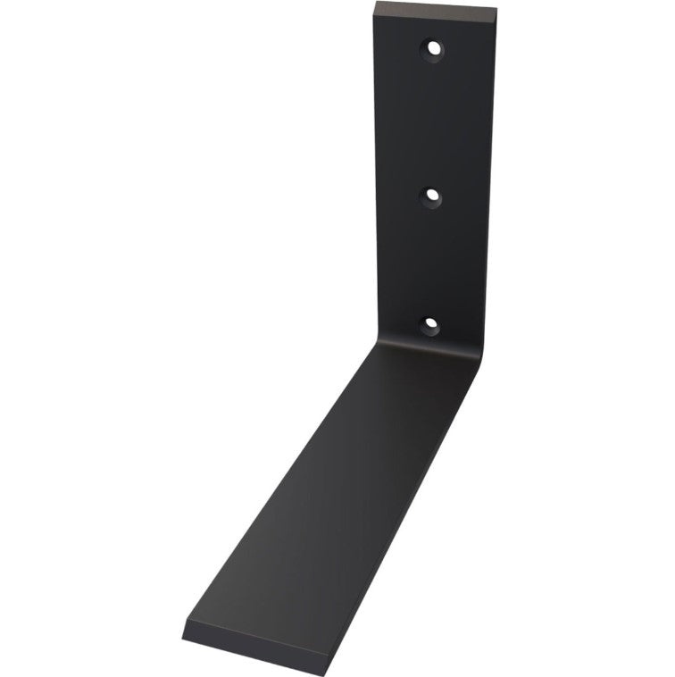 Countertop Support Heavy Duty Steel Bracket - 2-1/2" Inch Width - Multiple Sizes Available - Black Powder Coat Finish - Sold Individually