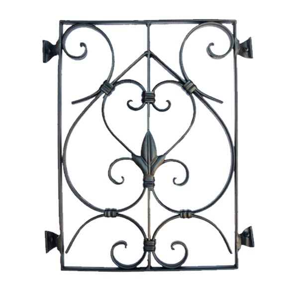 Deco Filigree Speakeasy Grille - 14&quot; x 13&quot; - Multiple Finishes Available - Sold Individually