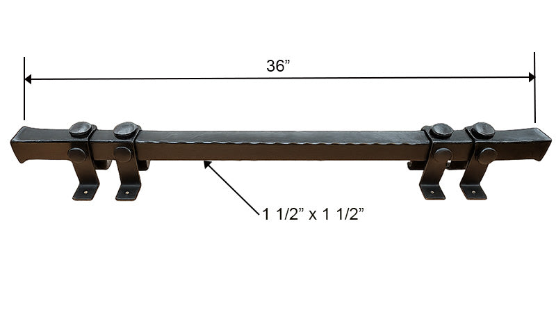 Extra Large Size Door Handle Pull Rustic (Over 36" Inches long)