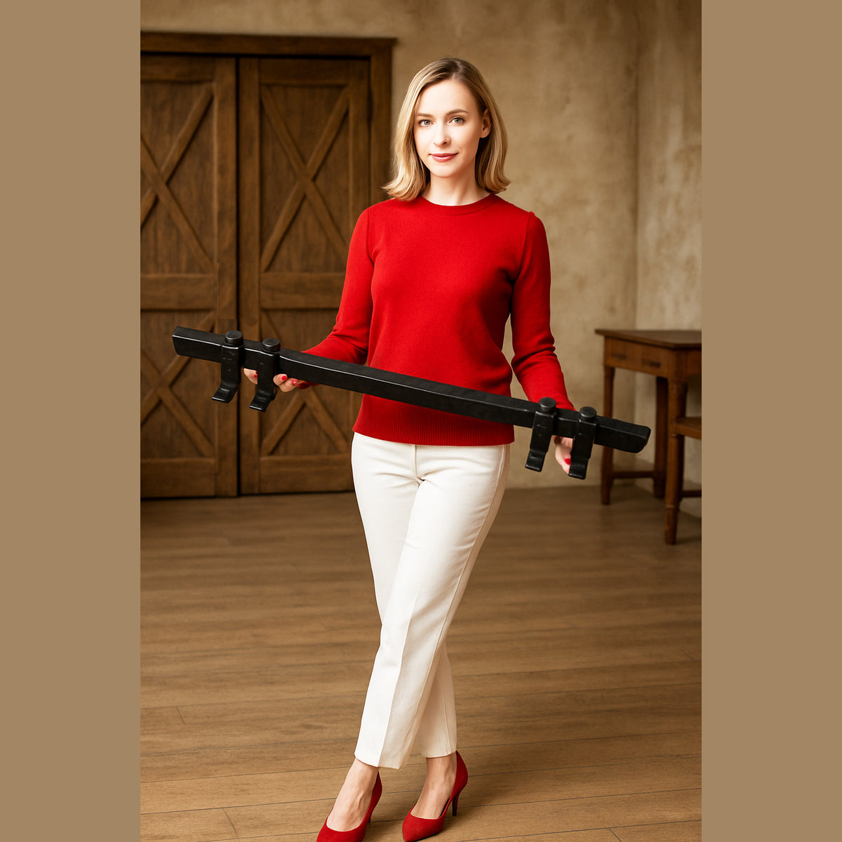 Extra Large Size Door Handle Pull Rustic (Over 36" Inches long)