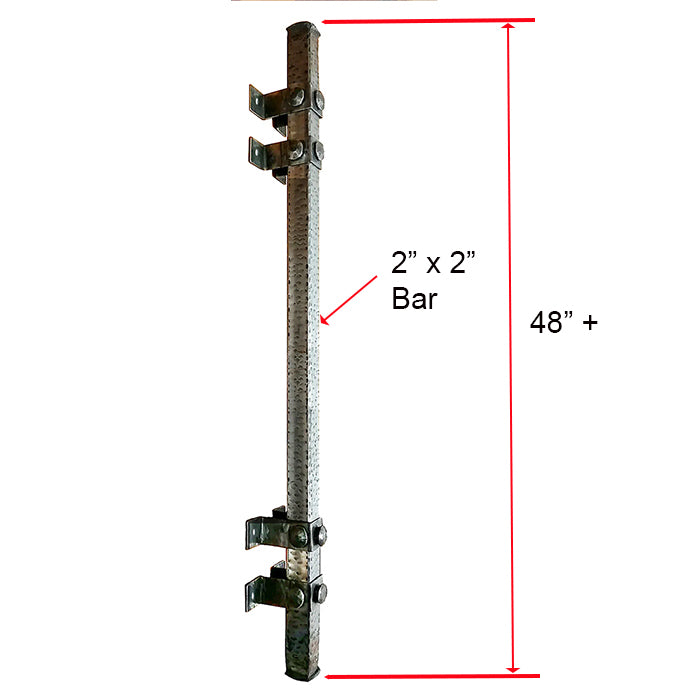 Extra Large Size Door Handle Pull Rustic (Over 48" long)
