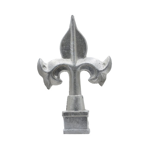 Finials / Fence Top Posts - Cast Aluminum - Boy Scout Spear Shape - 1-1/4&quot; Inch Square Base Fits Over 3/4&quot; Inch - 6-1/8&quot; Inch Height - Multiple Finishes Available - Sold Individually