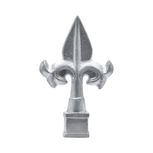 Finials / Fence Top Posts - Cast Aluminum - Boy Scout Spear Shape - 1" Inch Square Base Fits Over 1/2" Inch - 4-7/8" Inch Height - Multiple Finishes Available - Sold Individually