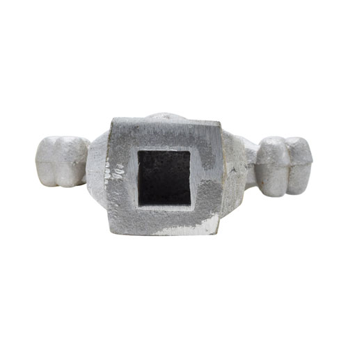 Finials / Fence Top Posts - Cast Aluminum - Cross Shape - 1-3/16" Inch Square Base Fits Over 1/2" Inch - 5-7/8" Inch Height - Multiple Finishes Available - Sold Individually